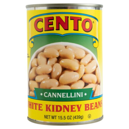 Cento Cannellini White Kidney Beans, 15.5 oz