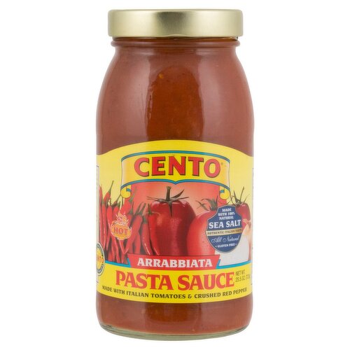 CENTO Hot Spicy Arrabbiata Pasta Sauce, 25.5 oz