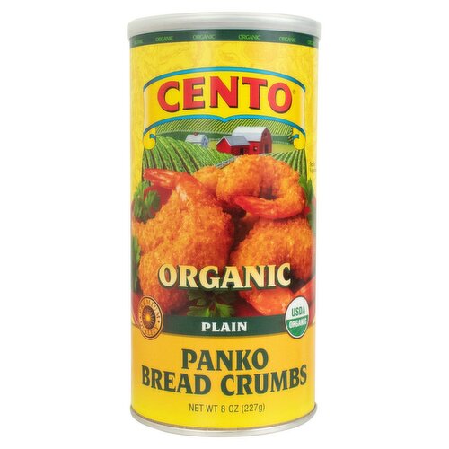 Cento Organic Plain Panko Bread Crumbs, 8 oz