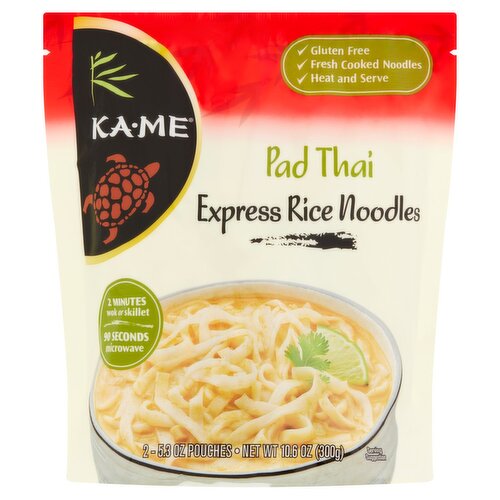 Ka-Me Pad Thai Express Rice Noodles, 5.3 oz, 2 count