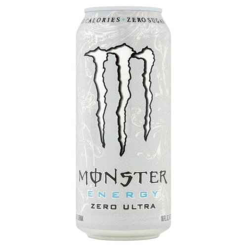 Monster Energy Zero Ultra Energy Drink, 16 fl oz