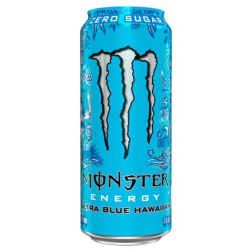 Monster Energy Ultra Blue Hawaiian Energy Drink, 16 fl oz