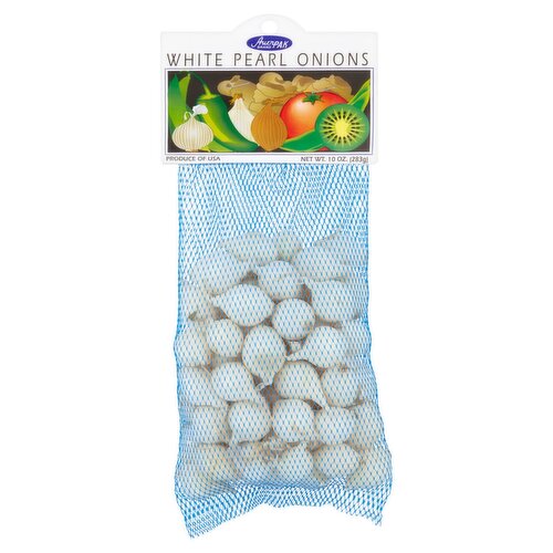 Auerpak White Pearl Onions, 10 oz