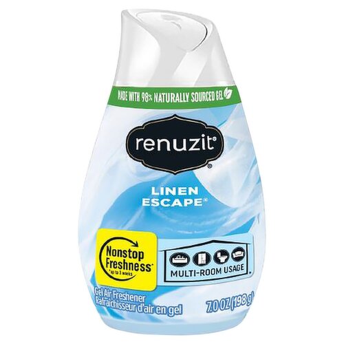 Renuzit Linen Escape Gel Air Freshener, 7.0 oz