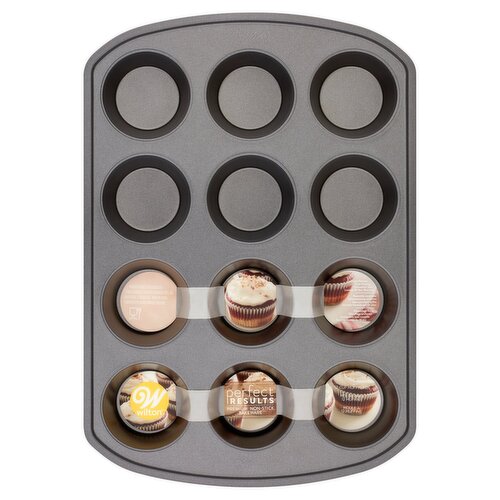 Wilton Perfect Results Premium Non-Stick Bakeware 12-Cup Muffin Pan