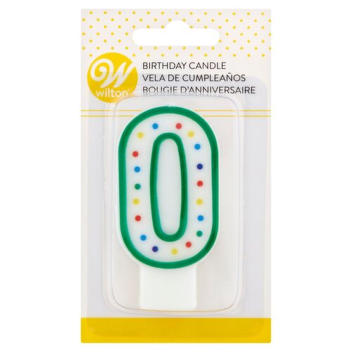 Wilton 0 Birthday Candle