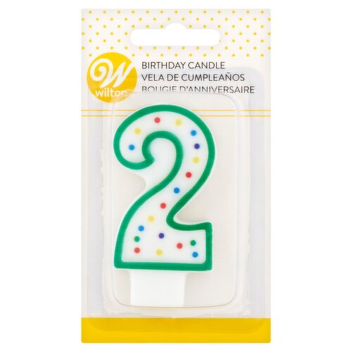 Wilton 2 Birthday Candle