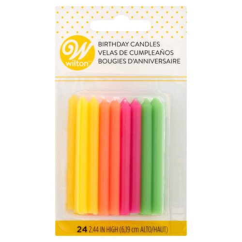 Wilton Birthday Candles, 24 count