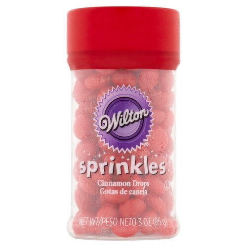 Wilton Sprinkles Cinnamon Drops, 3 oz