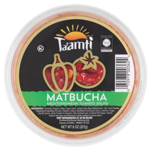 Ta'amti Mediterranean Tomato Salad Matbucha, 8 oz