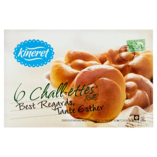 Kineret Chall-Ettes Rolls, 6 count, 14 oz