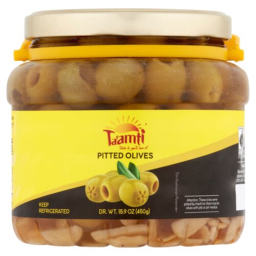 Ta'amti Pitted Olives, 15.9 oz