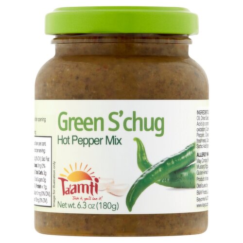 Ta'amti Green S'chug Hot Pepper Mix, 6.3 oz