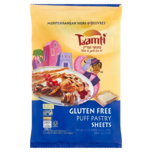 Ta'amti Gluten Free Puff Pastry Sheets, 15.9 oz
