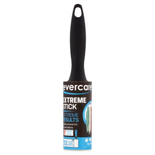 Evercare Extreme Stick All Purpose Roller, 30 count