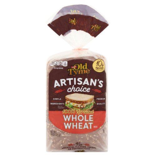 Schmidt Old Tyme Artisan's Choice 100% Sprouted Whole Wheat Bread, 24 oz