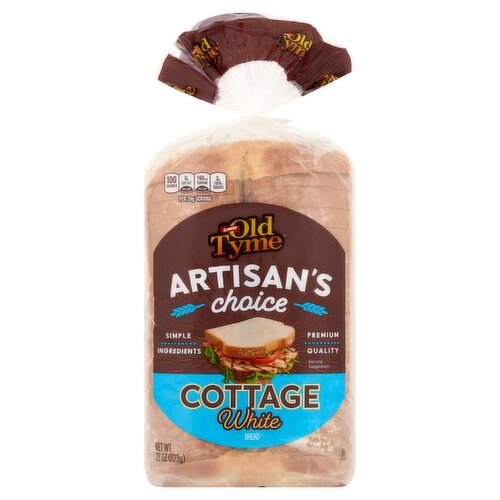 Schmidt Old Tyme Artisan's Choice Cottage White Bread, 22 oz