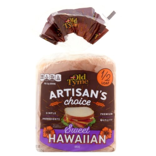 Schmidt Old Tyme Artisan's Choice ½ Loaf Sweet Hawaiian Bread, 14 oz
