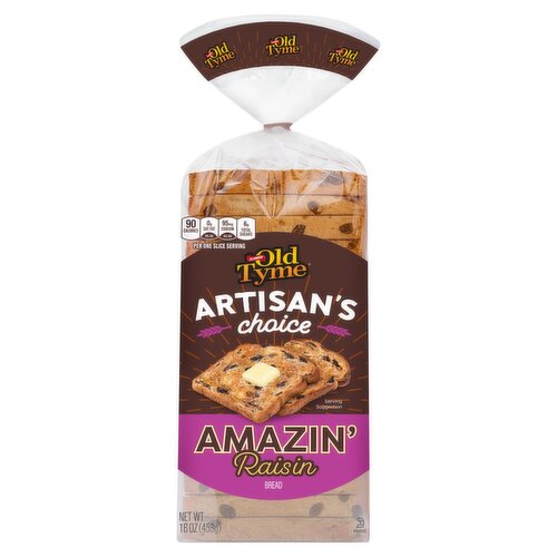 Schmidt Old Tyme Artisan's Choice Amazin' Raisin Bread, 16 oz