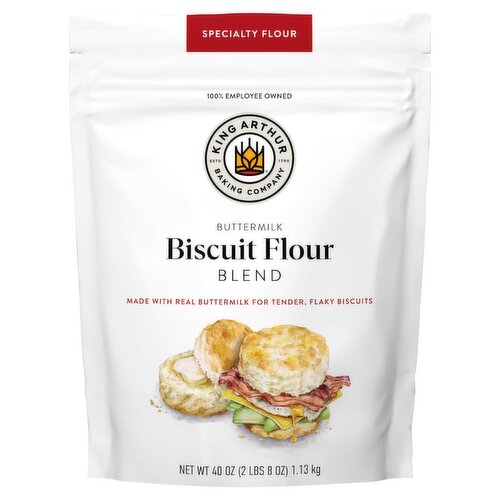 King Arthur Baking Company Buttermilk Biscuit Flour Blend, 40 oz