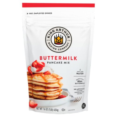 King Arthur Baking Company Buttermilk Pancake Mix, 16 oz