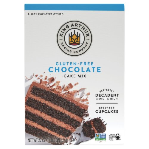 King Arthur Baking Company Gluten-Free Chocolate Cake Mix, 22 oz