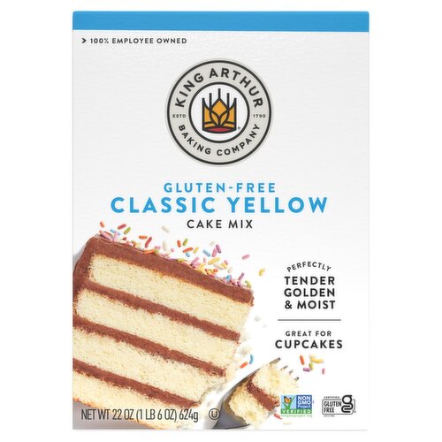 King Arthur Baking Company Gluten - Free Classic Yellow Cake Mix, 22 oz