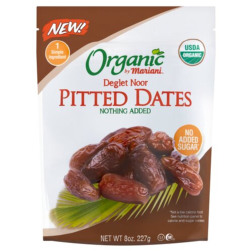 Mariani Organic Deglet Noor Pitted Dates, 8 oz