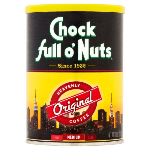 Chock full o'Nuts Medium Original Heavenly Ground Coffee, 11.3 oz