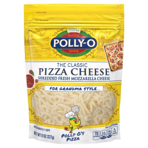 Polly-O The Classic Pizza Cheese, 8 oz