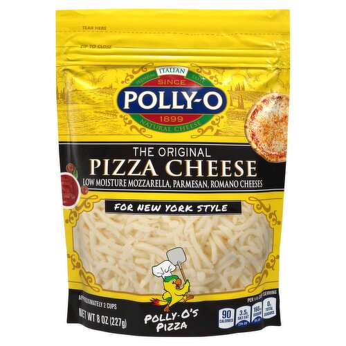 Polly-O The Original Pizza Cheese, 8 oz
