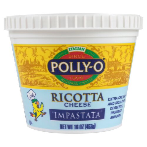 Polly-O Impastata Ricotta Cheese, 16 oz