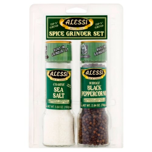 Alessi Tip N' Grind Spice Grinder Set