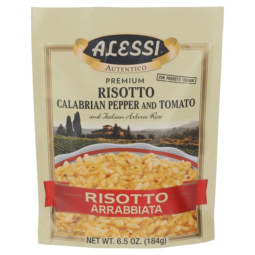 Alessi Premium Calabrian Pepper and Tomato Risotto, 6.5 oz