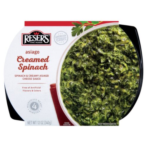 Reser's Fine Foods Asagio Creamed Spinach, 12 oz