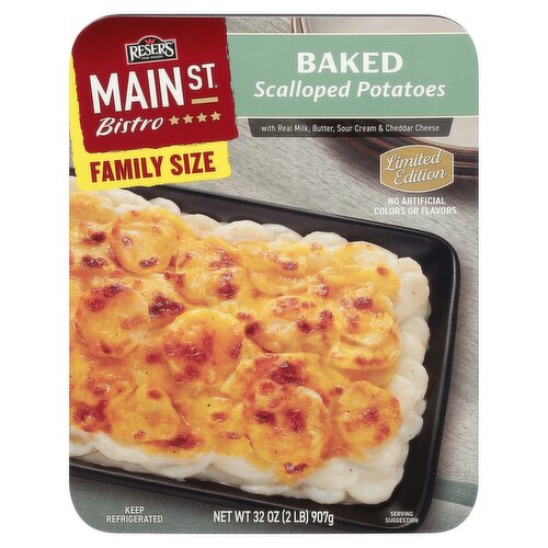 Reser's Fine Foods Main St. Bistro Baked Scalloped Potatoes Family Size Limited Edition, 32 oz