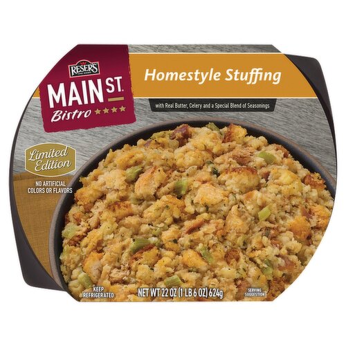 Reser's Fine Foods Main St. Bistro Homestyle Stuffing Limited Edition, 22 oz