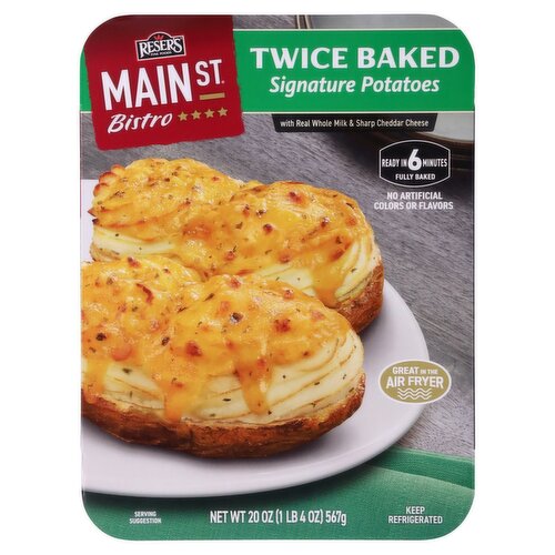 Reser's Fine Foods Main St Bistro Twice Baked Signature Potatoes, 20 oz