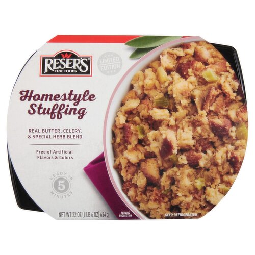 Reser's Fine Foods Homestyle Stuffing Limited Edition, 22 oz