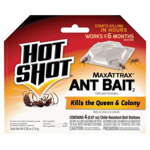 Hot Shot Maxattrax Ant Bait₂, 4 count, 0.28 oz