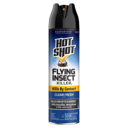 Hot Shot Clean Fresh Scent Flying Insect Killer₃, 15 oz
