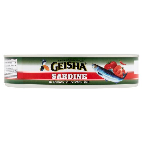 Geisha Sardine in Tomato Sauce with Chili, 15 oz