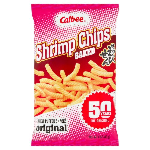Calbee Original Baked Shrimp Chips, 4 oz