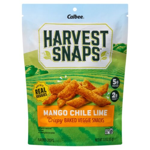 Calbee Harvest Snaps Mango Chile Lime Crispy Baked Veggie Snacks, 3.0 oz