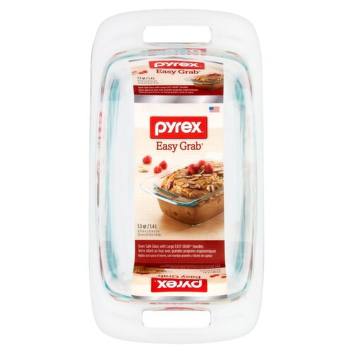 Pyrex Easy Grab 1.5 qt Oven Safe Glass