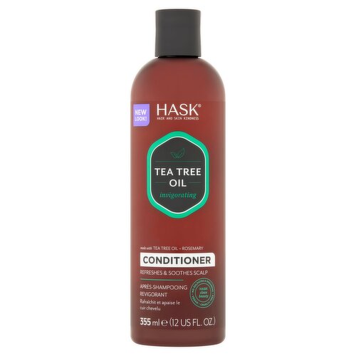 Hask Tea Tree Oil Invigorating Conditioner, 12 fl oz