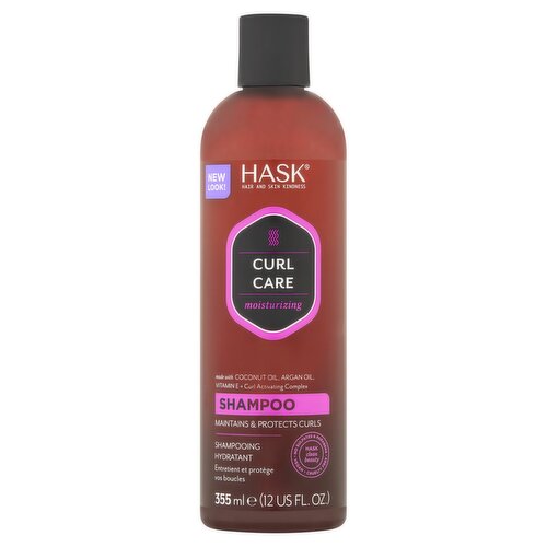 Hask Curl Care Moisturizing Shampoo, 12 fl oz