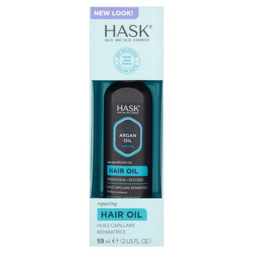 Hask Argan Oil Repairing Hair Oil, 2 fl oz