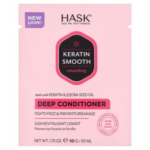 Hask Keratin Smooth Smoothing Deep Conditioner, 1.75 oz