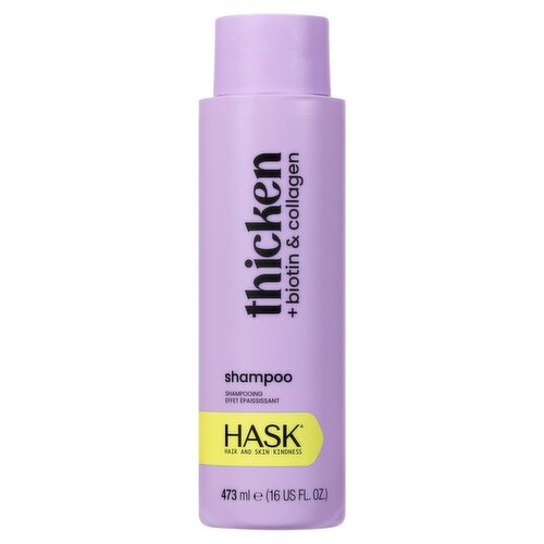 Hask Thicken + Biotin & Collagen Shampoo, 16 fl oz